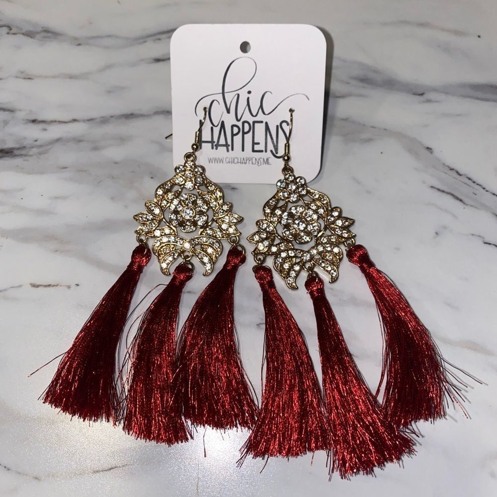 Chic Happens Tassel Earrings!
